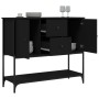 Black engineered wood sideboard 100x36x85 cm by , Sideboards - Ref: Foro24-835554, Price: 117,19 €, Discount: %