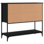 Black engineered wood sideboard 100x36x85 cm by , Sideboards - Ref: Foro24-835554, Price: 117,19 €, Discount: %