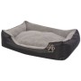 Hundebett mit gepolstertem Kissen Größe XXL Schwarz von vidaXL, Betten für Hunde - Ref: Foro24-170423, Preis: 56,81 €, Rabatt: %