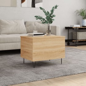 Mesa de centro madera contrachapada roble Sonoma 60x44,5x45 cm de , Mesas de centro - Ref: Foro24-830951, Precio: 59,99 €, De...