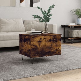 Smoked oak plywood coffee table 60x44.5x45 cm by , Coffee table - Ref: Foro24-830953, Price: 53,99 €, Discount: %