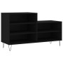 Mueble zapatero madera contrachapada negro 102x36x60 cm de , Zapateros y organizadores de calzado - Ref: Foro24-831389, Preci...