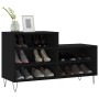 Mueble zapatero madera contrachapada negro 102x36x60 cm de , Zapateros y organizadores de calzado - Ref: Foro24-831389, Preci...