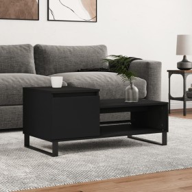 Black plywood coffee table 100x50x45 cm by , Coffee table - Ref: Foro24-830837, Price: 59,99 €, Discount: %