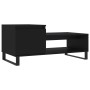 Black plywood coffee table 100x50x45 cm by , Coffee table - Ref: Foro24-830837, Price: 57,77 €, Discount: %