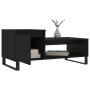 Black plywood coffee table 100x50x45 cm by , Coffee table - Ref: Foro24-830837, Price: 57,77 €, Discount: %