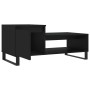 Black plywood coffee table 100x50x45 cm by , Coffee table - Ref: Foro24-830837, Price: 57,77 €, Discount: %