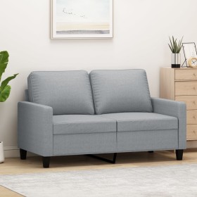 2 seater sofa in light gray fabric 120 cm by , Sofas - Ref: Foro24-359155, Price: 227,99 €, Discount: %