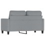 2 seater sofa in light gray fabric 120 cm by , Sofas - Ref: Foro24-359155, Price: 227,54 €, Discount: %