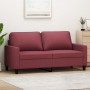 2-seater red fabric sofa 140 cm by , Sofas - Ref: Foro24-359169, Price: 237,67 €, Discount: %