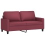 2-seater red fabric sofa 140 cm by , Sofas - Ref: Foro24-359169, Price: 237,67 €, Discount: %