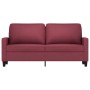 2-seater red fabric sofa 140 cm by , Sofas - Ref: Foro24-359169, Price: 237,67 €, Discount: %