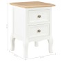 Nightstands 2 units white MDF 35x30x49 cm by vidaXL, Nightstands - Ref: Foro24-280037, Price: 158,53 €, Discount: %