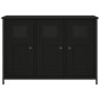 Aparador de madera de ingeniería negro 100x35x70 cm de , Aparadores - Ref: Foro24-835519, Precio: 99,63 €, Descuento: %