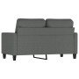 Sofá de 2 plazas de tela gris oscuro 120 cm de , Sofás - Ref: Foro24-359156, Precio: 229,57 €, Descuento: %