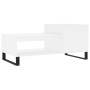 Mesa de centro madera contrachapada blanco 100x50x45 cm de , Mesas de centro - Ref: Foro24-830836, Precio: 57,77 €, Descuento: %