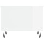 Mesa de centro madera contrachapada blanco brillo 60x44,5x45 cm de , Mesas de centro - Ref: Foro24-830950, Precio: 61,99 €, D...