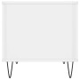 Mesa de centro madera contrachapada blanco brillo 60x44,5x45 cm de , Mesas de centro - Ref: Foro24-830950, Precio: 61,99 €, D...