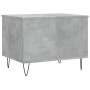 Mesa de centro madera contrachapada gris hormigón 60x44,5x45 cm de , Mesas de centro - Ref: Foro24-830952, Precio: 53,01 €, D...