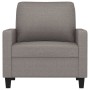 Sillón de tela gris taupé 60 cm de , Sofás - Ref: Foro24-359154, Precio: 162,43 €, Descuento: %