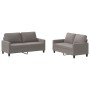 Sofa set with 2 pieces of gray taupe fabric cushions by , Sofas - Ref: Foro24-3201451, Price: 458,11 €, Discount: %