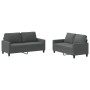 Set Sofas mit 2 Stück Kissen dunkelgrauer Stoff von , Sofas - Ref: Foro24-3201445, Preis: 447,80 €, Rabatt: %