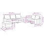 Set Sofas mit Kissen 3 Stück cremefarbener Stoff von , Sofas - Ref: Foro24-3201470, Preis: 572,99 €, Rabatt: %