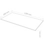 Rechteckige MDF-Platten 5 Stück 120x60 cm 2,5 mm von , Bastelmaterialien - Ref: Foro24-143390, Preis: 41,45 €, Rabatt: %