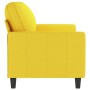 Sofá de 2 plazas de tela amarillo claro 140 cm de , Sofás - Ref: Foro24-359168, Precio: 200,67 €, Descuento: %