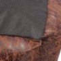 Dog bed with cushion PU artificial leather size M brown by vidaXL, Beds for dogs - Ref: Foro24-170431, Price: 31,79 €, Discou...