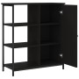 Aparador de madera de ingeniería negro 70x30x80 cm de , Aparadores - Ref: Foro24-835489, Precio: 74,34 €, Descuento: %