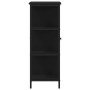 Aparador de madera de ingeniería negro 70x30x80 cm de , Aparadores - Ref: Foro24-835489, Precio: 74,34 €, Descuento: %