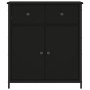 Aparador de madera de ingeniería negro 70x30x80 cm de , Aparadores - Ref: Foro24-835524, Precio: 88,12 €, Descuento: %