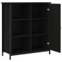 Engineered wood black sideboard 70x30x80 cm by , Sideboards - Ref: Foro24-835494, Price: 67,95 €, Discount: %