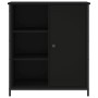 Engineered wood black sideboard 70x30x80 cm by , Sideboards - Ref: Foro24-835494, Price: 67,95 €, Discount: %