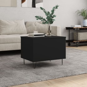 Black plywood coffee table 60x44.5x45 cm by , Coffee table - Ref: Foro24-830949, Price: 54,99 €, Discount: %