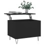 Mesa de centro madera contrachapada negro 60x44,5x45 cm de , Mesas de centro - Ref: Foro24-830949, Precio: 54,99 €, Descuento: %