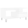 Glossy white plywood coffee table 90x49x45 cm by , Coffee table - Ref: Foro24-831022, Price: 72,99 €, Discount: %