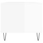 Glossy white plywood coffee table 90x49x45 cm by , Coffee table - Ref: Foro24-831022, Price: 72,99 €, Discount: %