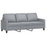 Sofagarnitur mit Kissen 4-teilig aus hellgrauem Stoff von , Sofas - Ref: Foro24-3201436, Preis: 732,07 €, Rabatt: %