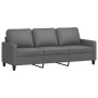 Sofagarnitur mit Kissen 3-teilig aus dunkelgrauem Stoff von , Sofas - Ref: Foro24-3201429, Preis: 681,90 €, Rabatt: %