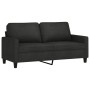 Sofagarnitur mit Kissen 2-teilig aus schwarzem Stoff von , Sofas - Ref: Foro24-3201448, Preis: 482,14 €, Rabatt: %