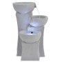 Fuente de agua de interior con LED de poliresina de vidaXL, Fuentes y cascadas - Ref: Foro24-244290, Precio: 61,02 €, Descuen...