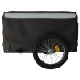 Remolque para bicicleta hierro negro y gris 45 kg de , Remolques para bicicletas - Ref: Foro24-94091, Precio: 84,36 €, Descue...