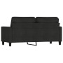 2-Sitzer-Sofa aus schwarzem Stoff, 140 cm von , Sofas - Ref: Foro24-359167, Preis: 237,67 €, Rabatt: %