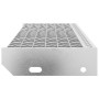 Peldaño de rejilla acero galvanizado 80x24x7 cm de , Alfombrillas para escalones - Ref: Foro24-155679, Precio: 40,79 €, Descu...