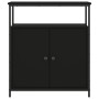 Aparador de madera de ingeniería negro 70x30x80 cm de , Aparadores - Ref: Foro24-835529, Precio: 71,83 €, Descuento: %