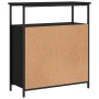 Aparador de madera de ingeniería negro 70x30x80 cm de , Aparadores - Ref: Foro24-835529, Precio: 71,83 €, Descuento: %