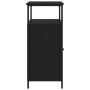 Aparador de madera de ingeniería negro 100x35x80 cm de , Aparadores - Ref: Foro24-835499, Precio: 104,37 €, Descuento: %