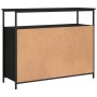 Aparador de madera de ingeniería negro 100x35x80 cm de , Aparadores - Ref: Foro24-835499, Precio: 104,37 €, Descuento: %